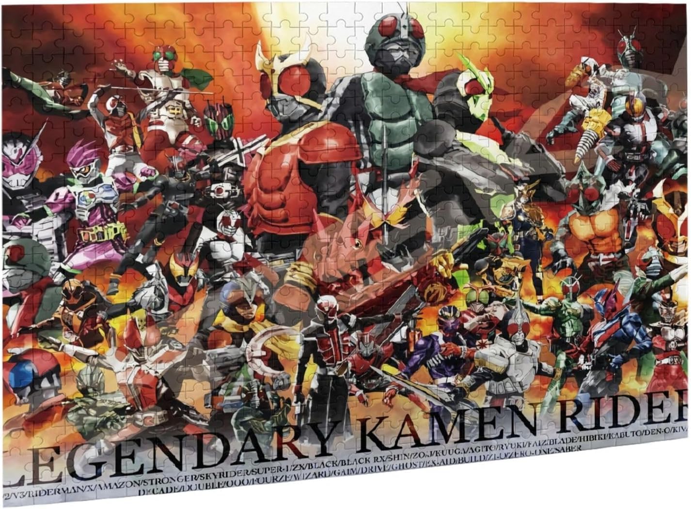 Amazon.co.jp: 仮面ライダー 1000 ピース ジグソーパズル 木製 減圧