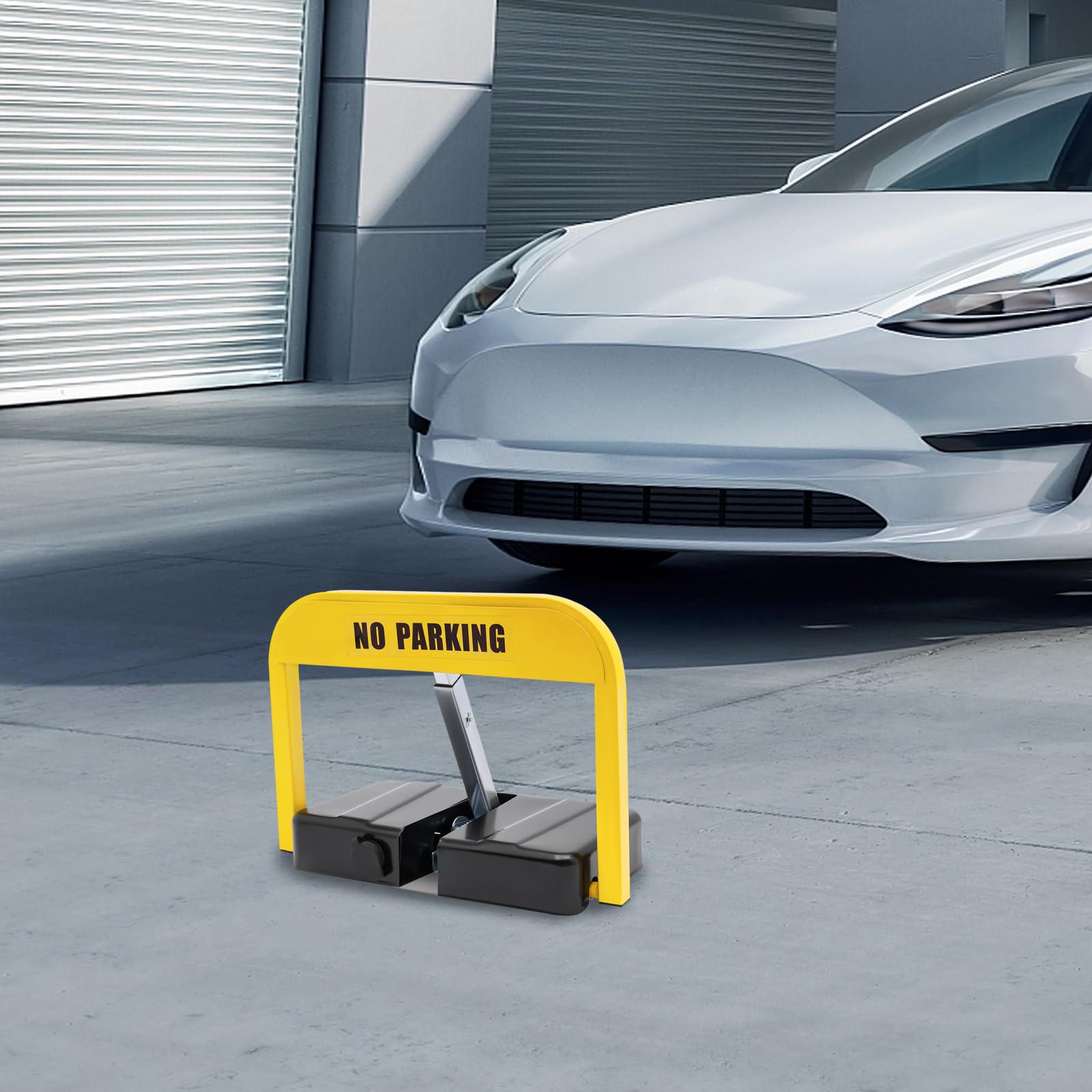 Postes de barrera automáticos para aparcamiento, barrera de aparcamiento con mando a distancia, protección y seguridad del coche, acero aleado de 2mm, IP67 resistente al agua, para zonas residenciales