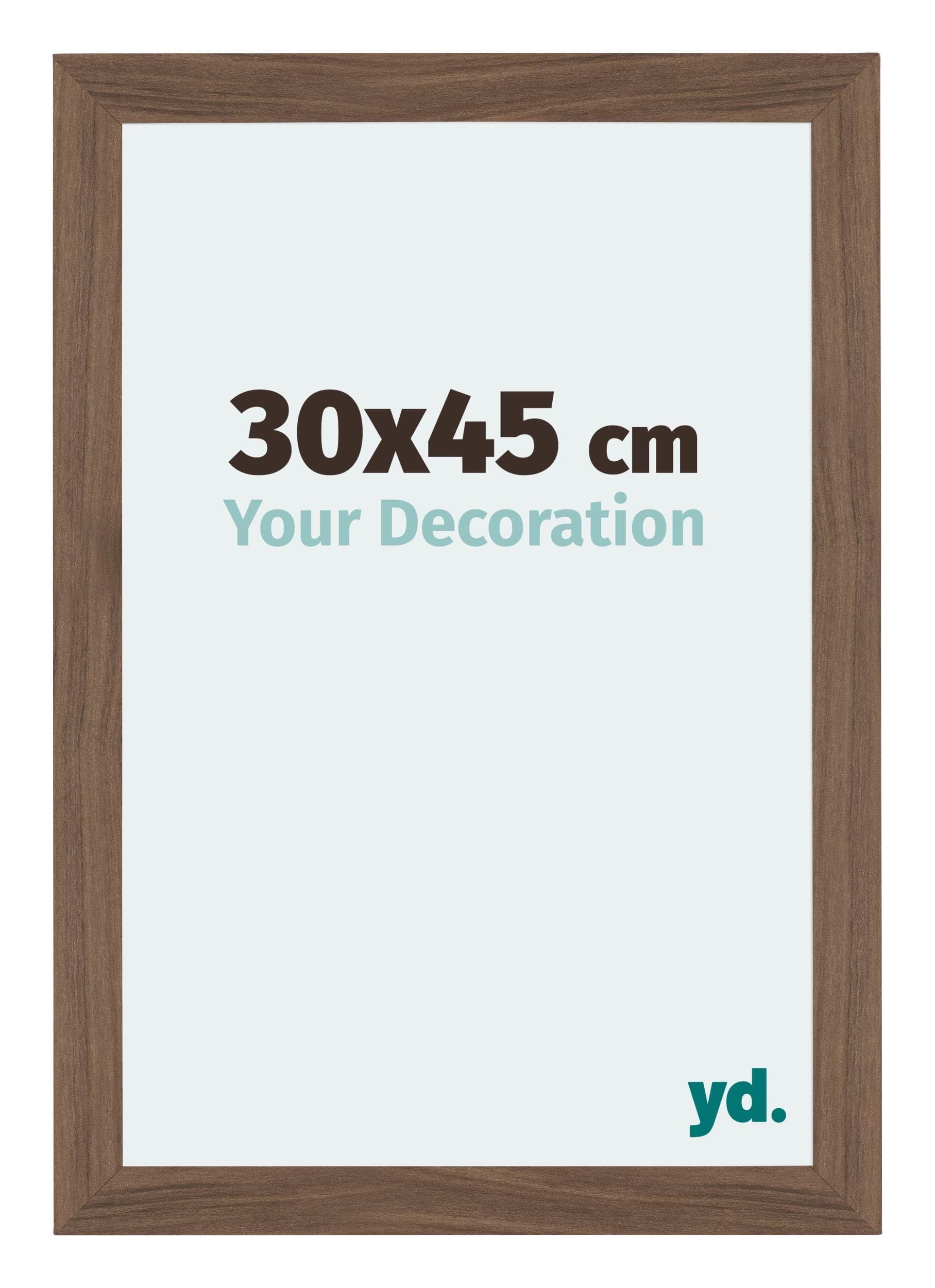 Your Decoration - Picture Frame 30x45 cm - Walnut Dark - Decorative Wall Frame in MDF with Antireflection - Frame 30x45 - Mura โ image 1