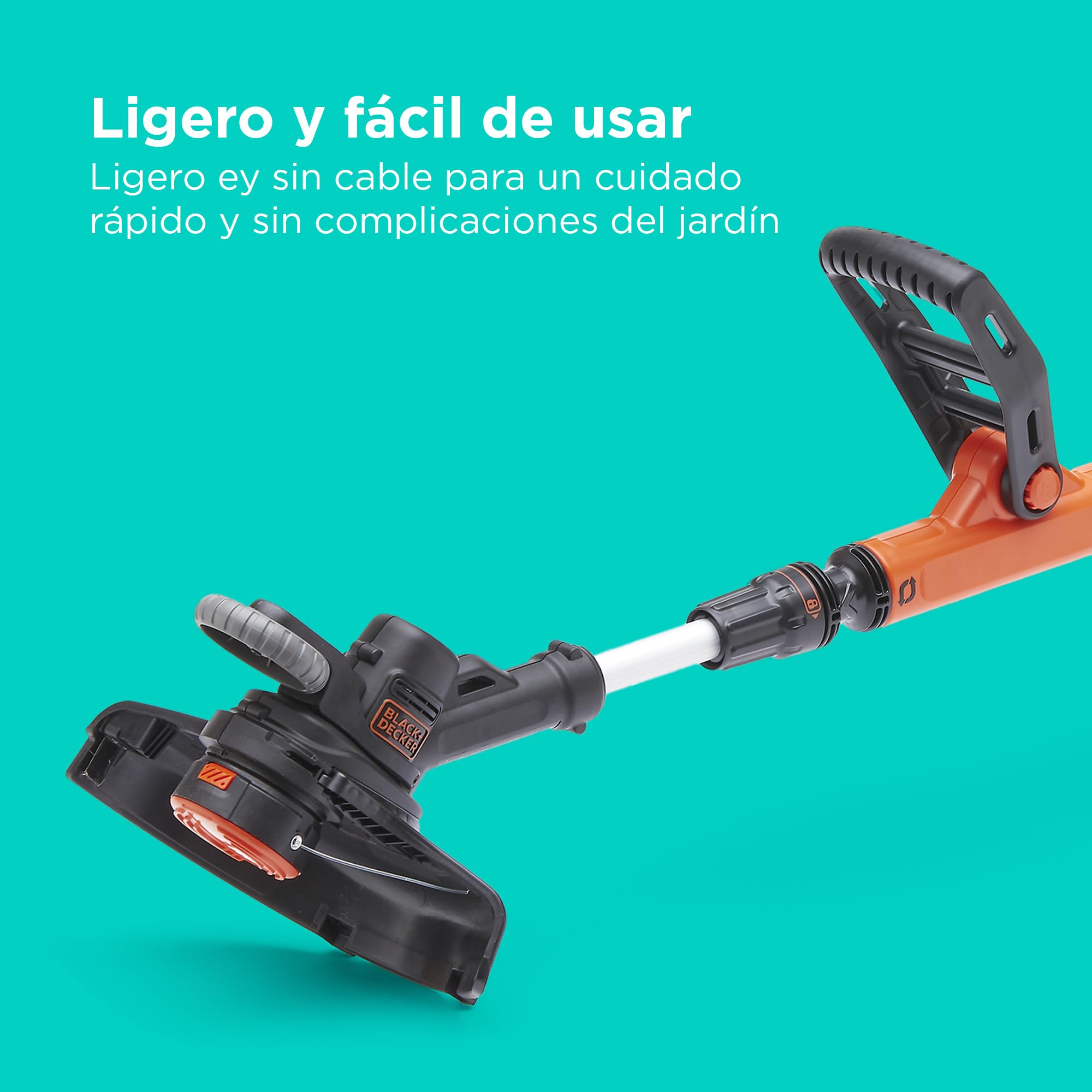 BLACK+DECKER Recortadora de césped de Hilo de 30 cm POWERCONNECT Strimmer Sin Cable, STC1840EPC-QW