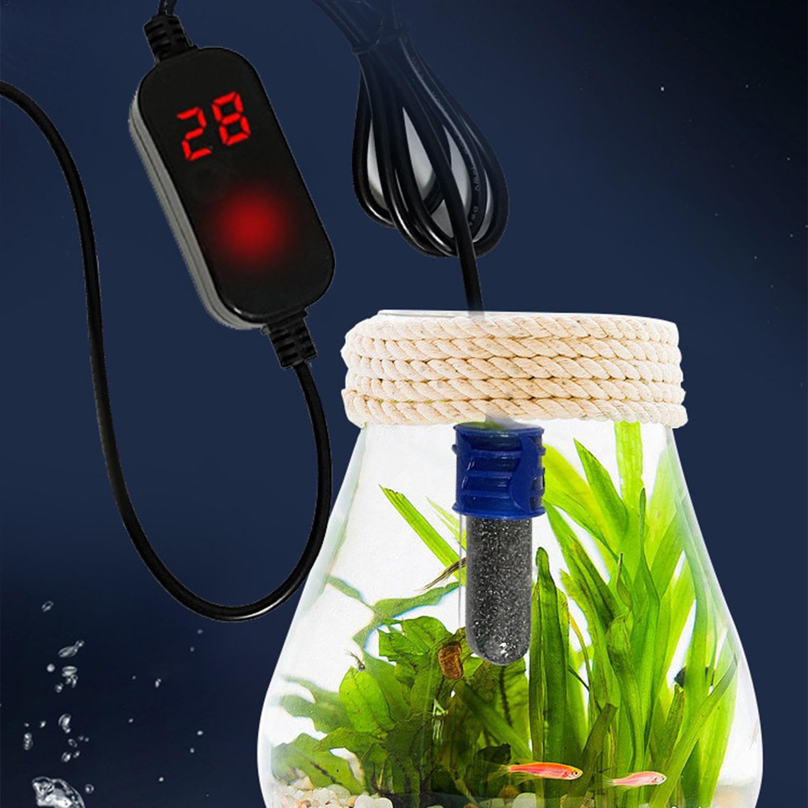 Amazon | 水族館ヒーター - USB パワー アクアリウム ヒーター - ミニ