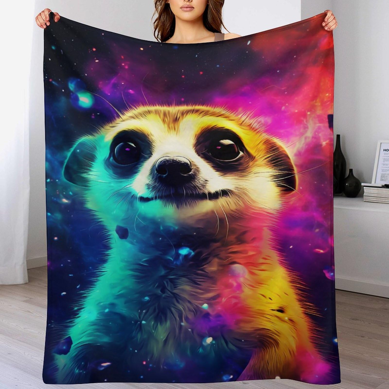 Couverture suricate flanelle isolante pour stopper les courants d'air