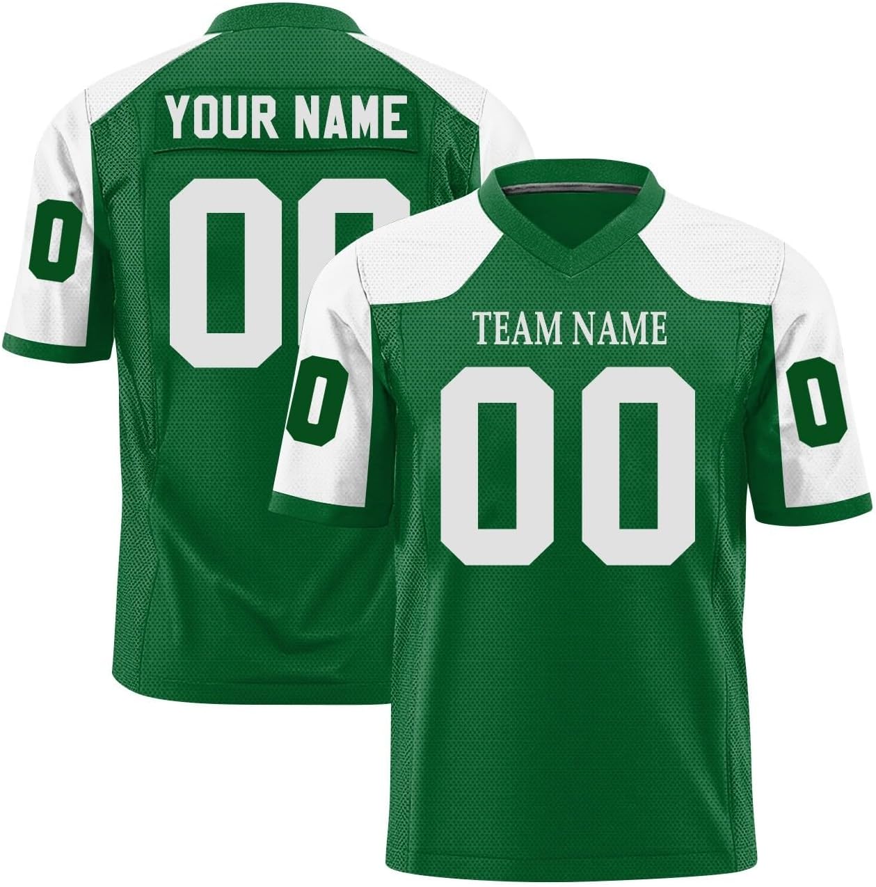 Maillot De Football Américain Personnalisable - T-shirt Et Short, Séchage Rapide, Avec Impression Nom Et Numéro, Pour Hommes, Femmes, Enfants