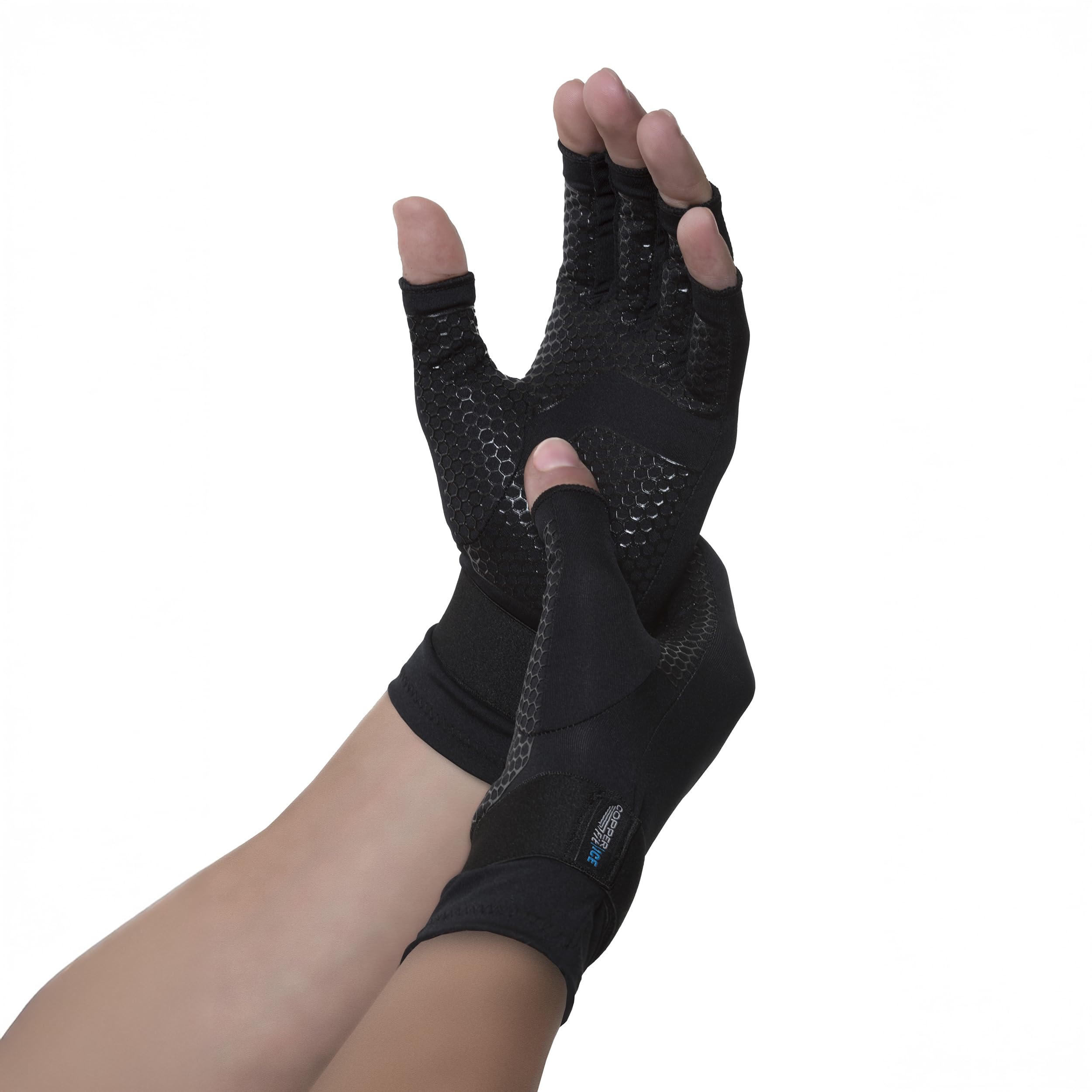 Copper Fit Compression Gloves Infused with Menthol for Maximum Recovery