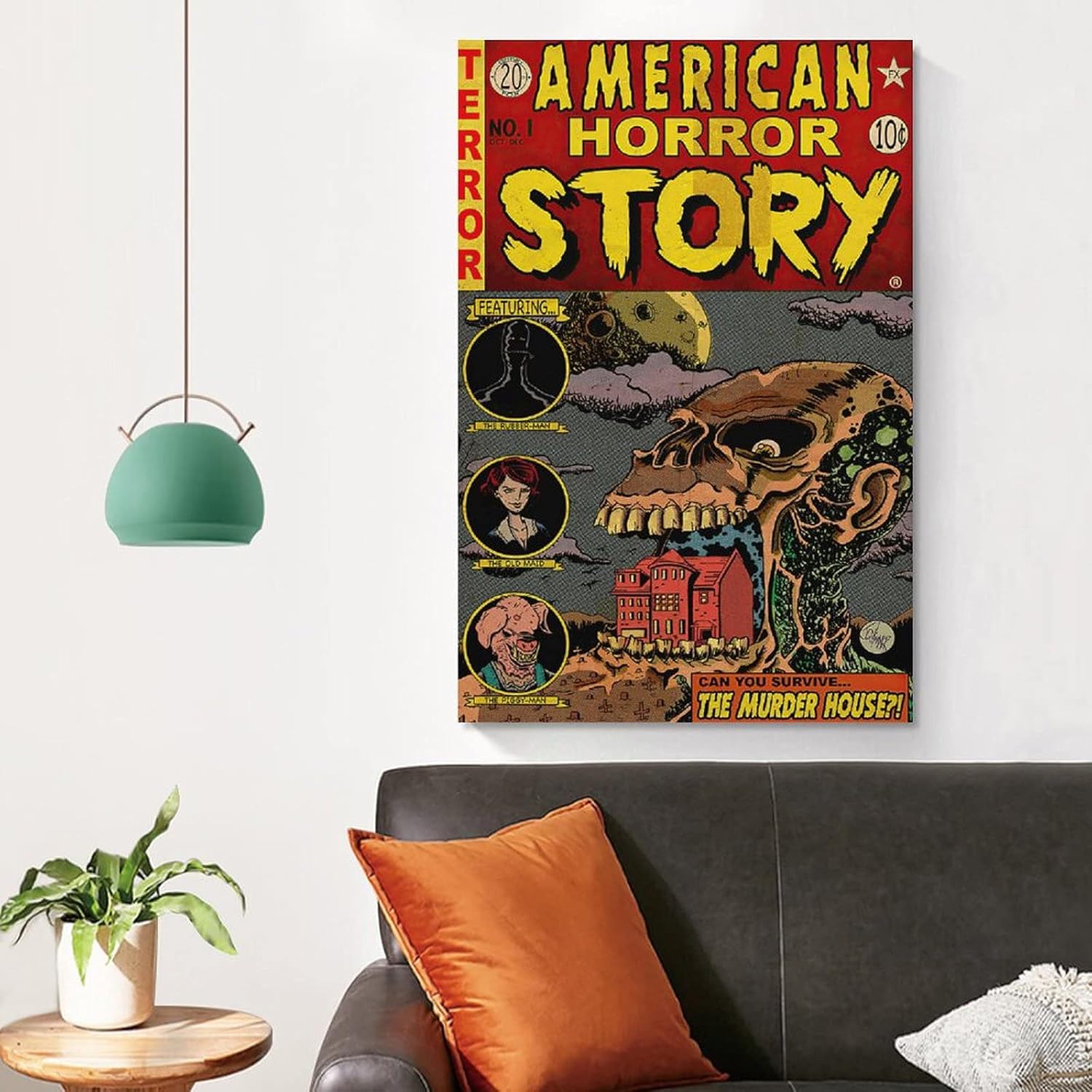 Buy American Horror Story Retro Poster Print Canvas Wall Art Party Decoration Gifts Unframe Style5 30inch 50 75cm Online In Usa Bcg