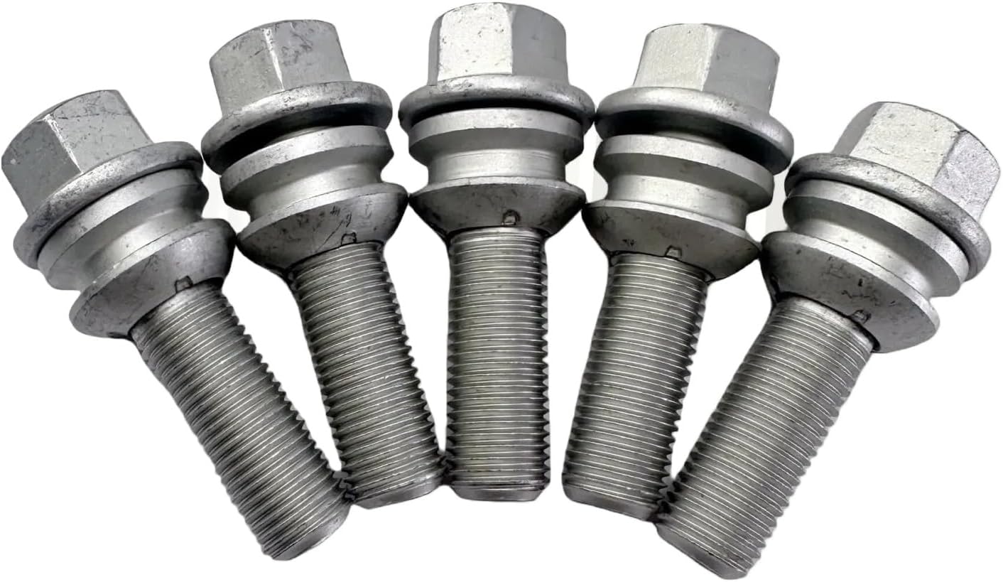 Lug Bolts Compatible with Amarok for Touareg for Cayenne Wheel Screws Alloy Fasteners OE Wht001693 Wht002529