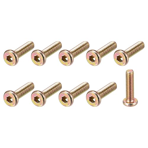 Vista 37 de METALLIXITY Tornillos de máquina de cabeza hexagonal (M8x50mm), 10 unidades, tornillos de acero al carbono, para maquinaria, muebles, bricolaje