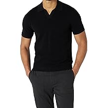 Amazon Essentials Mens Regular-Fit Short-Sleeve Breathable Knit Polo Sweater