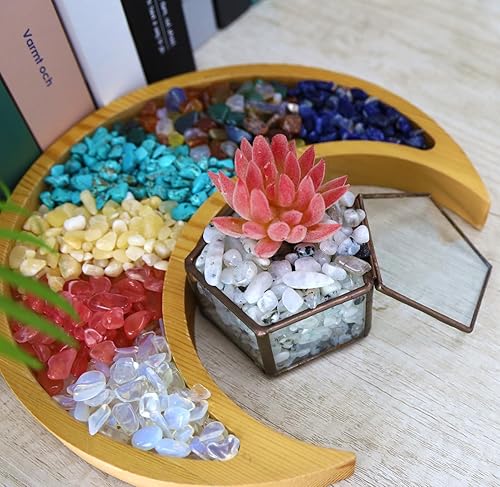 Miniatura 91 de QINJIEJIE Cristales de ojo de tigre de 8.82 oz, piedras pulidas, piedras rodadas, piedras trituradas, cristal de cuarzo triturado, grava natural, 1