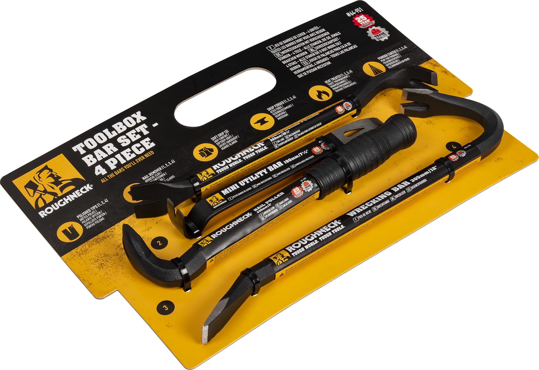 Roughneck Toolbox Bar Set, 4 Piece 64-951 5057902649511