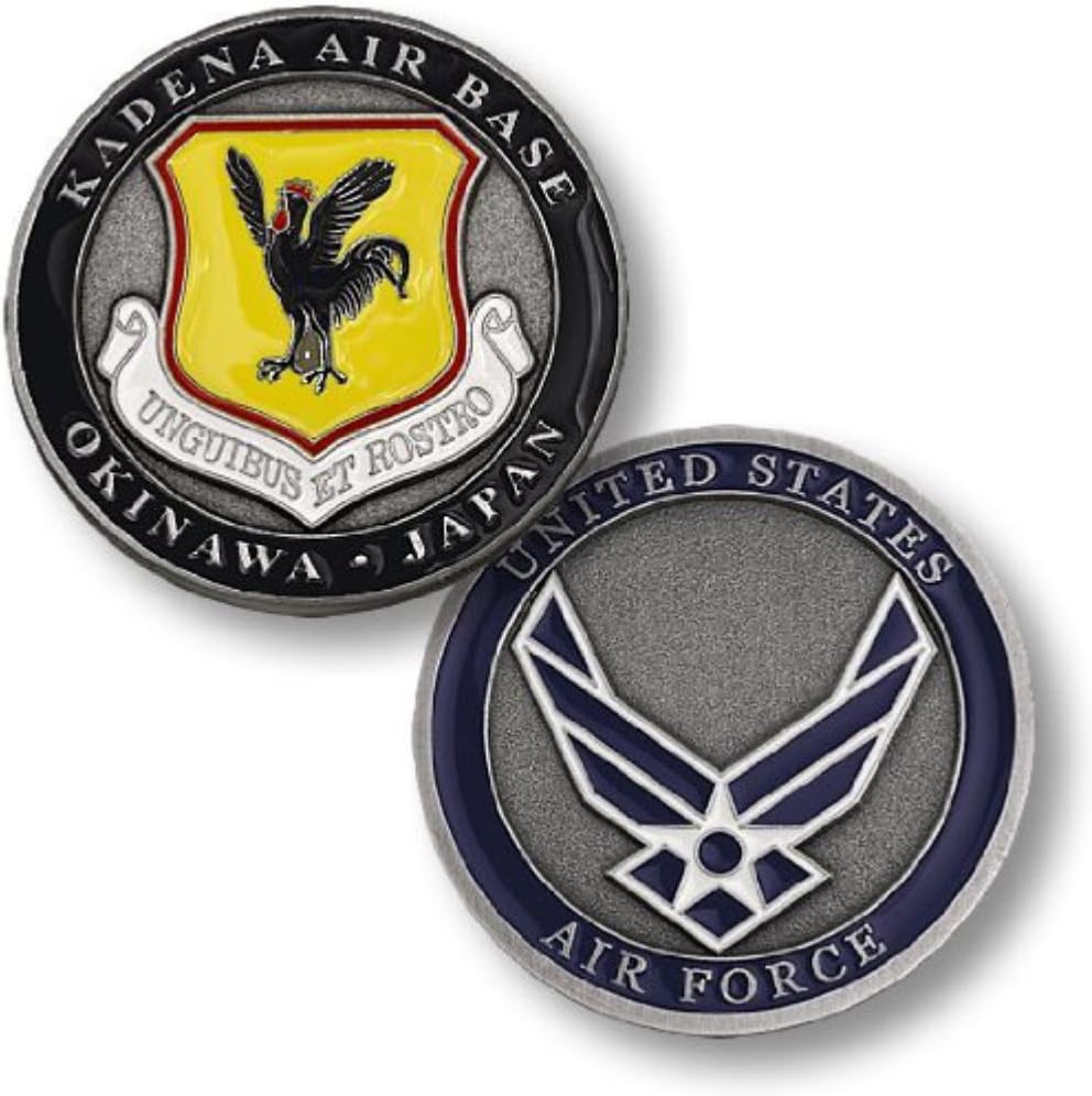 U.S. Air Force Kadena Air Base, Okinawa, Japan Challenge Coin Thumbnail
