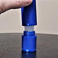 Vista 31 de Znet3D Eye Drop Vial Holder & Travel Carry Case - Securely Holds Three (3) Single-Use Vials - Screw-On Lid, Knurled Pattern - Keep Vials Safe & Silk