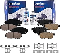 Vista 89 de Detroit Axle - Pastillas de freno para Pontiac Grand Prix 2005-2008, Buick LaCrosse Allure 2005-2009, pastillas de freno de cerámica con repuesto