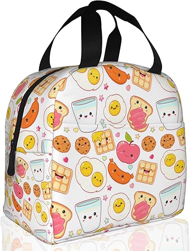 Miniatura 8 de Lonchera térmica con diseño de tortugas marinas en acuarela, lonchera reutilizable para mujeres y hombres, bolsa térmica térmica para niños,