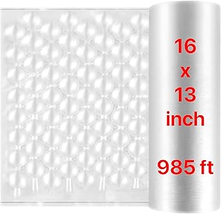 Pokanic Bubble Protection 16 x 13 inch, 985 ft Air Cushion Roll Inflatable Pillow Bags Film Wrapping Packing Shipping Moving (16 x 13 inch, 985 ft)