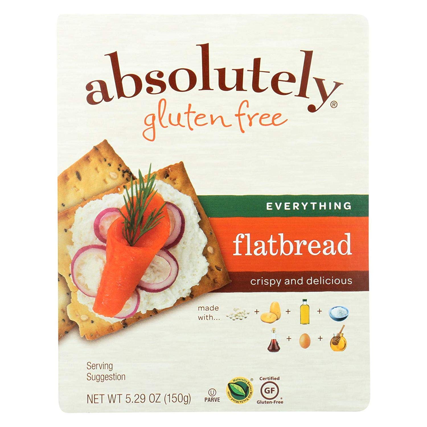 Gluten Free - Flatbread - Original - Case of 12 - 5.29 oz.