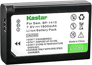 Kastar Battery 1-Pack Replacement for Samsung ED-BP1410, BP-1410 Battery, Samsung NX30, EV-NX30ZZBGBUS, WB2200, Digimax WB2200, WB2200BMBCL, WB2200F, Digimax WB2200F Cameras