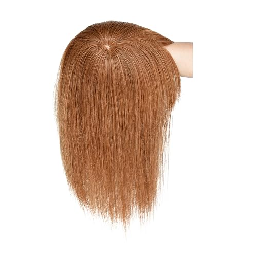 Miniatura 2 de Extensiones de cabello humano con clip de cabello humano con flequillo, base de seda, flecos para pérdida de adelgazamiento, extensiones de repuesto