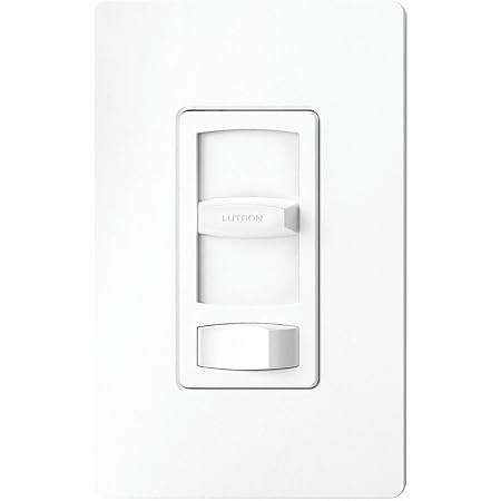 Lutron CTCL-153PDH-WH Skylark Contour 150-Watt Single Pole/3-Way CFL