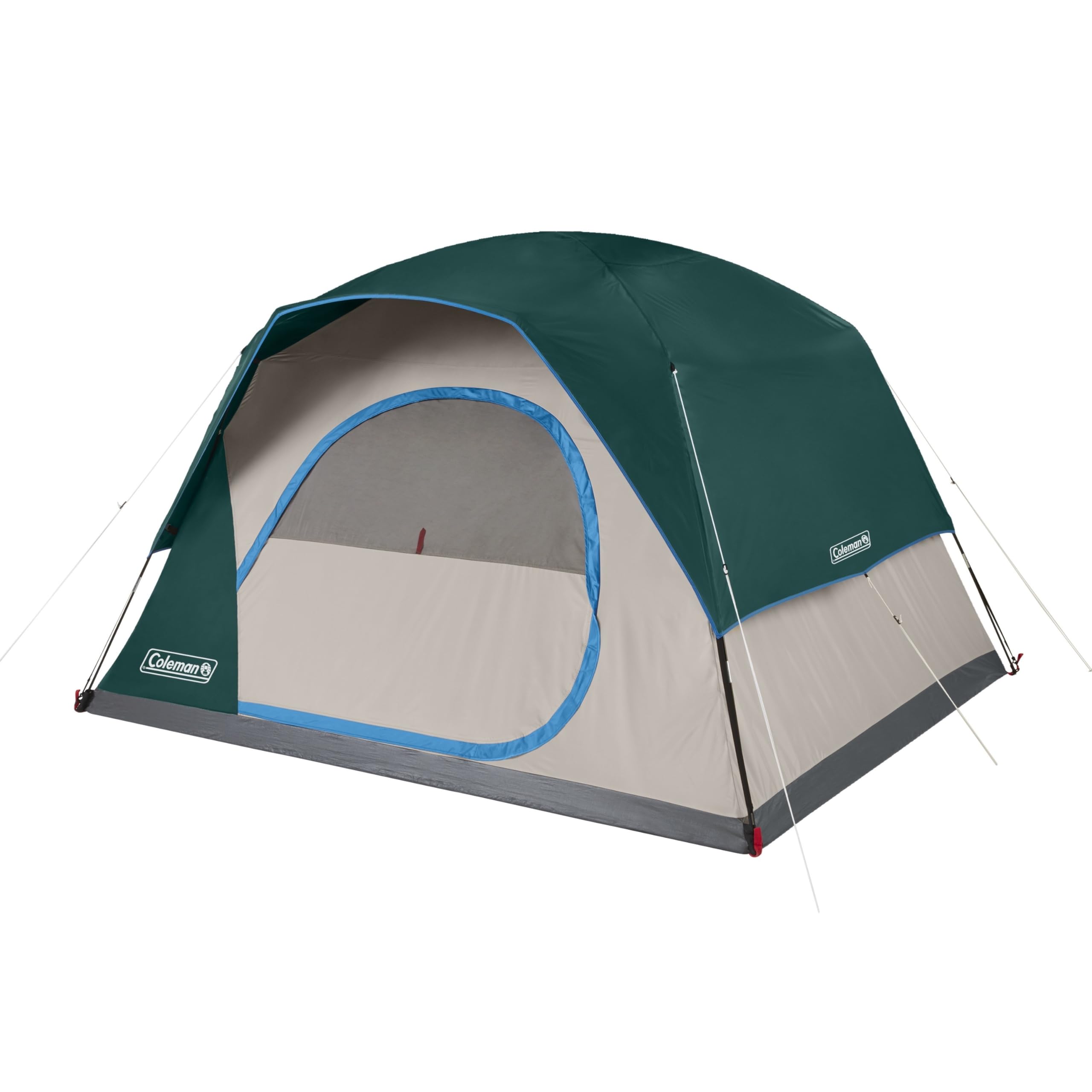 Coleman Skydome Tent with 5 Minute Setup, 2/4/6/8-Person Weatherproof Tent with Rainfly & Carry Bag, 20% More Headroom Than Traditional Canopies