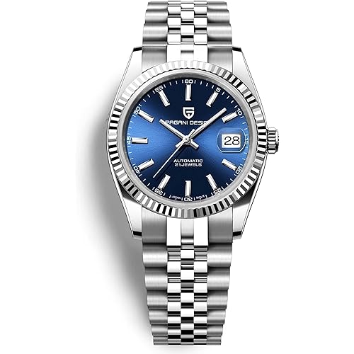 RollsTimi Pagani Design PD1645 Men's Watch Men's Automatic Watch Japan Automatic Movement 100M Water Resistant, Stainless Steel, Sapphire Mirror, Sport Business Watch.