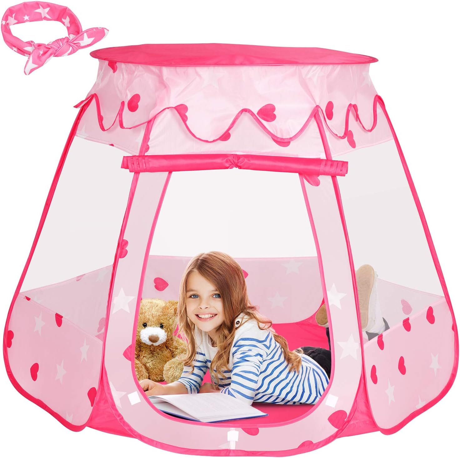 Princess Castle Play Tente pour 1-2 Ans Filles, avec Cote dIvoire