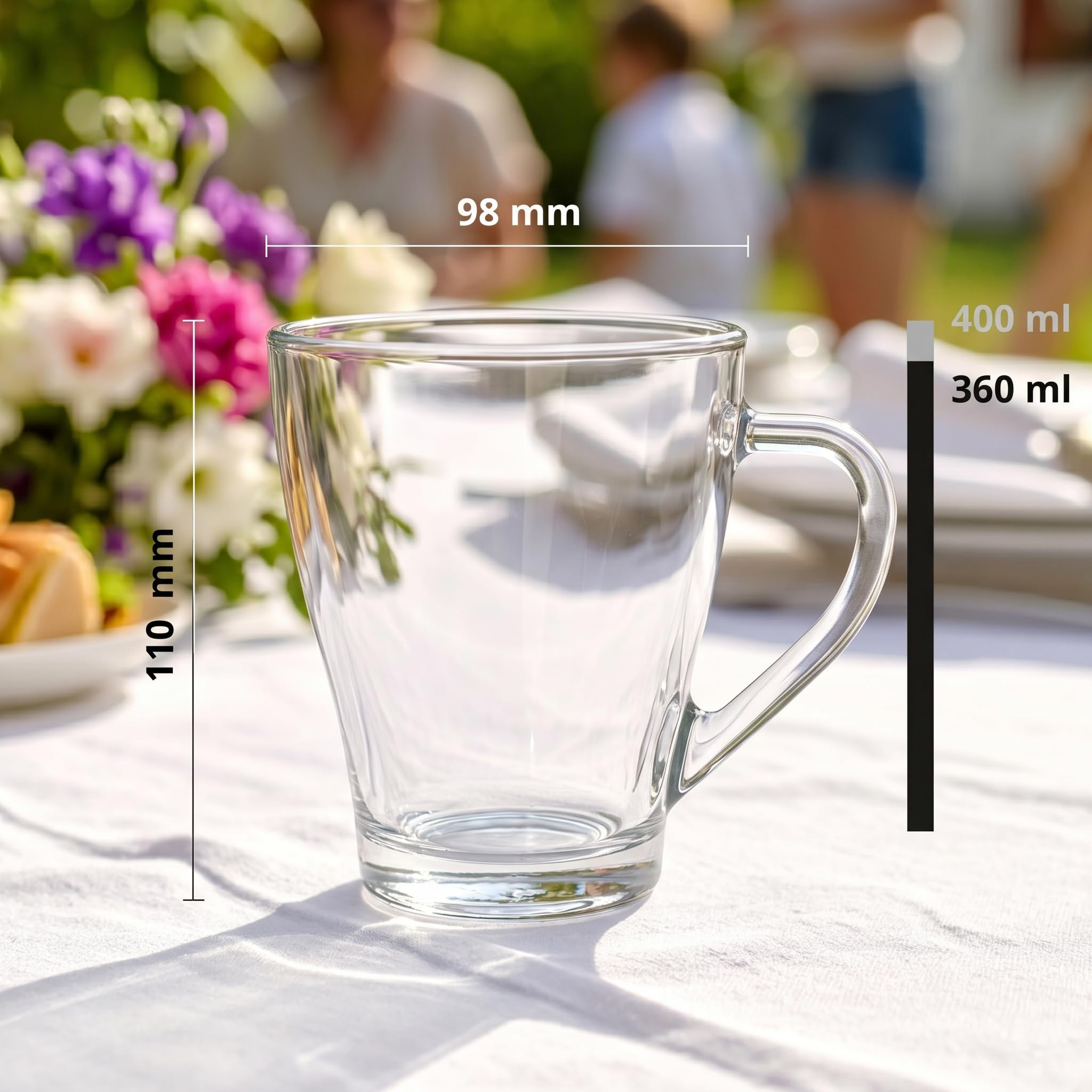 Glasmark KROSNO 1992 Hugo KPL6 - Tazza 360 ml