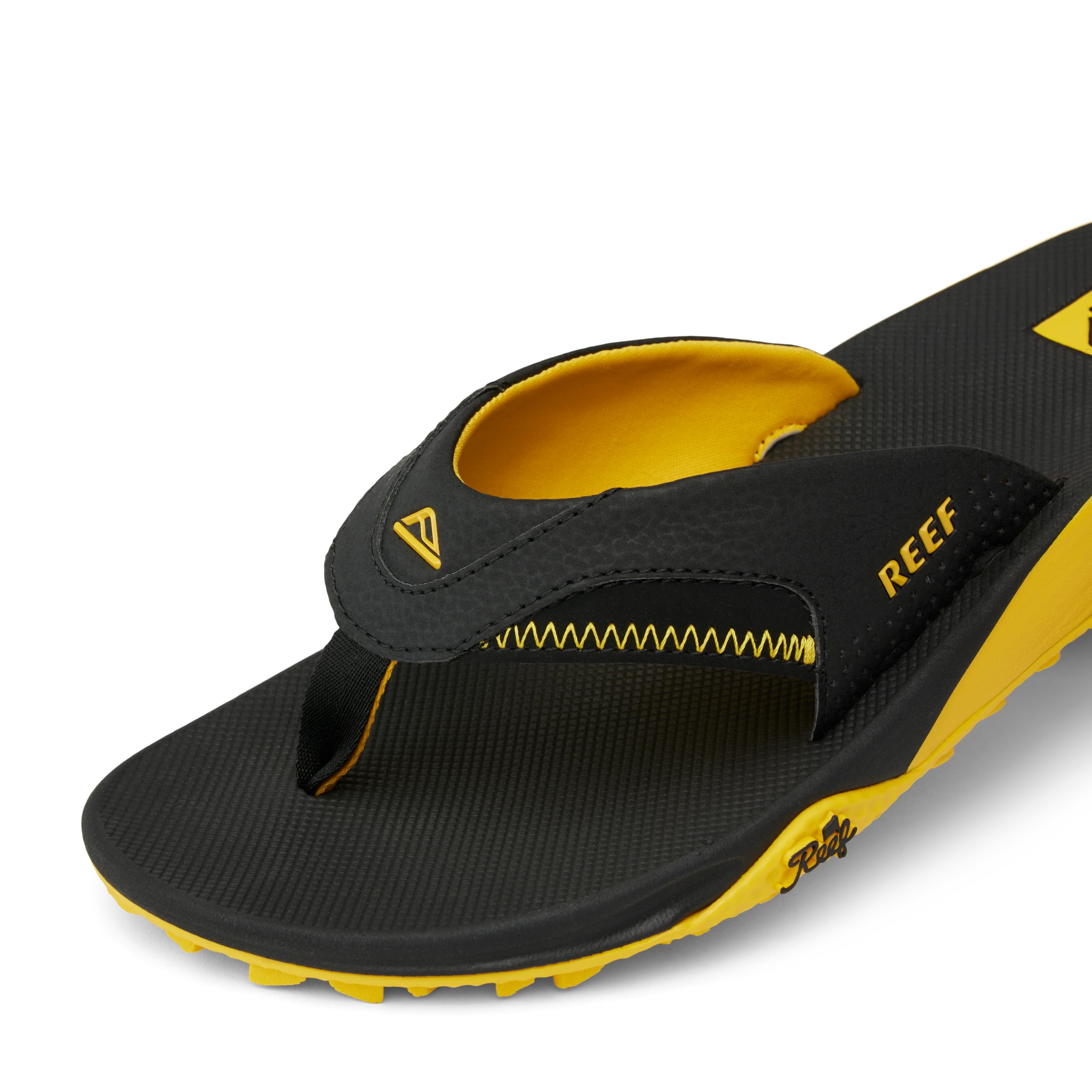 Reef Fanning Pregame Chanclas con abrebotellas para hombre, soporte en el arco, suela duradera, resistentes al agua, Carmesí/Blanco, 45 EU
