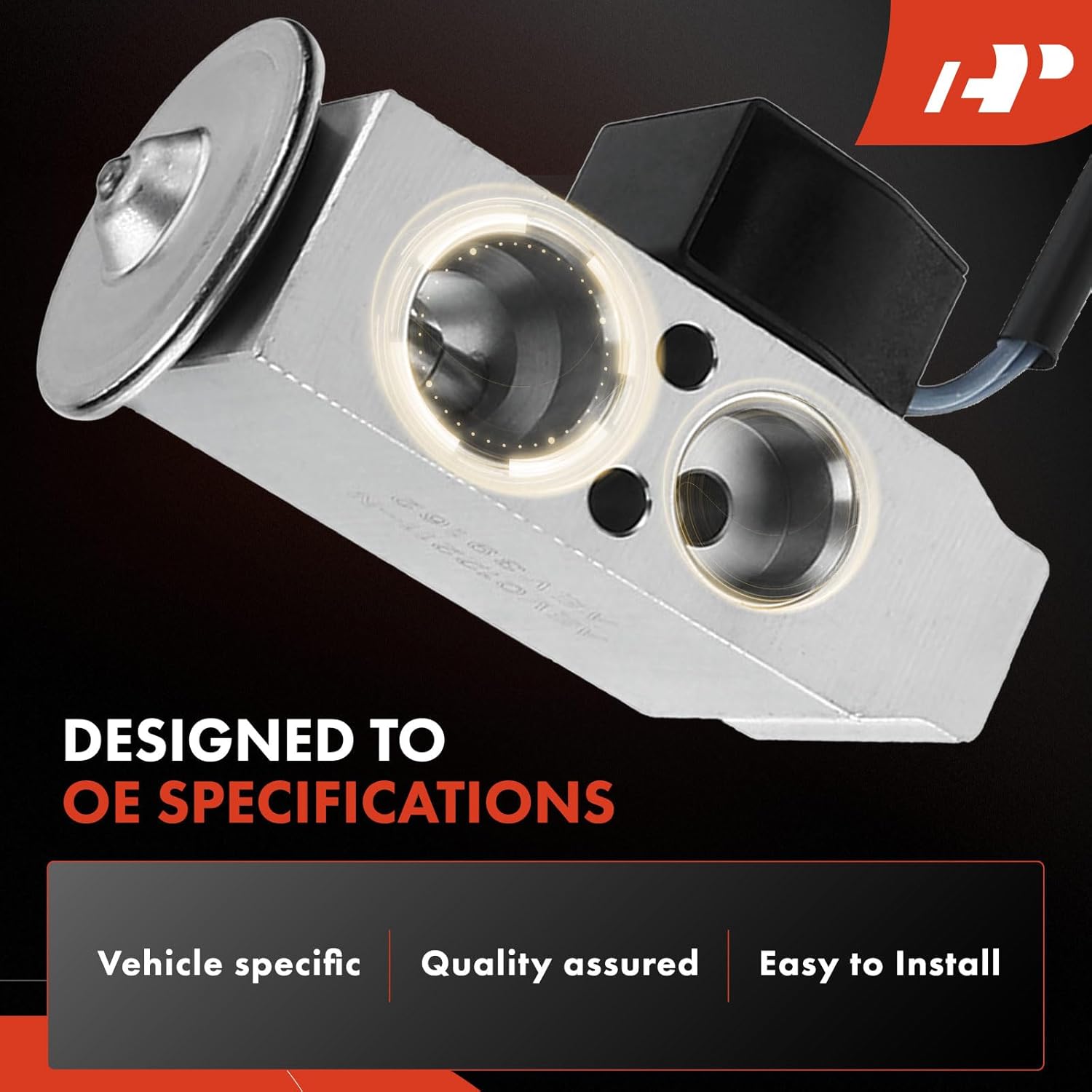 A-Premium Rear AC Expansion Valve Compatible with Lexus LS430 2001-2006 4.3L, Sedan, Includes Solenoid