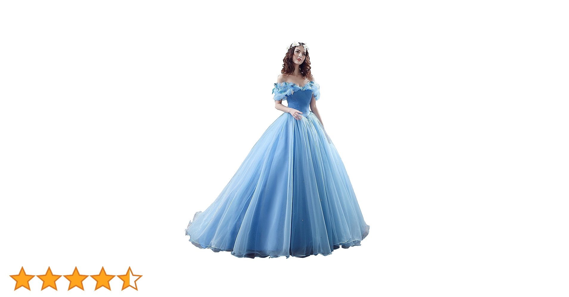 Amazon.co.jp: シンデレラ 童話 コスプレ 衣装 セット 舞踏会