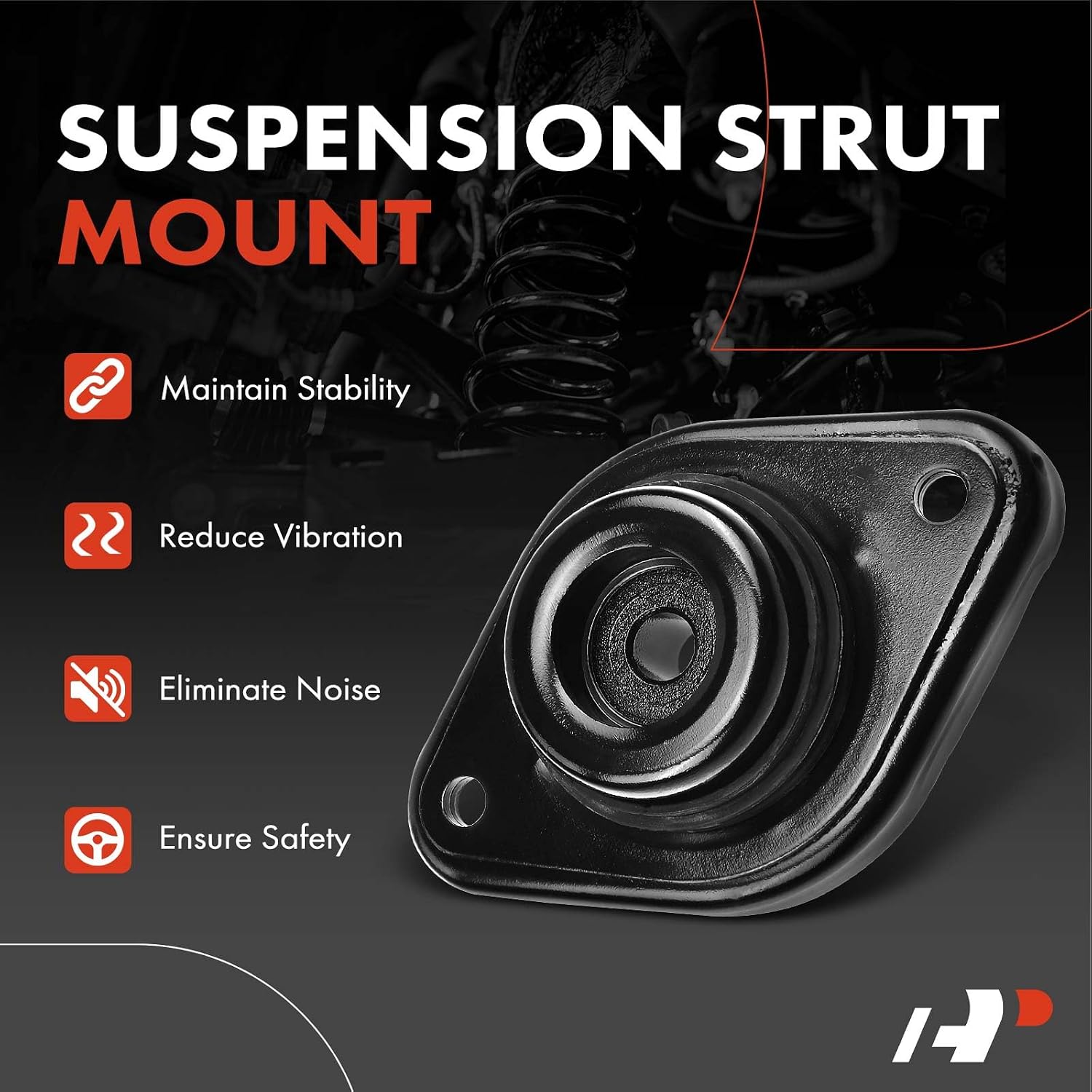 A-Premium Rear Suspension Strut Mount Compatible with Infiniti QX60 2014 2015 2016 2017 2018 2019 2020 JX35 2013 L4 2.5L V6 3.5L
