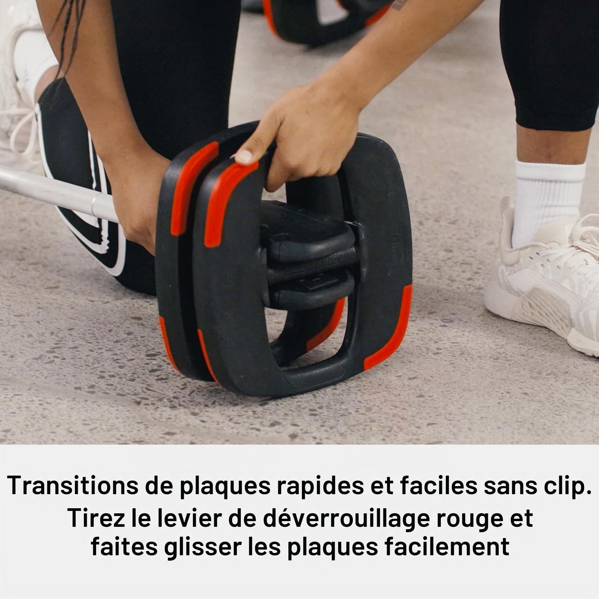 Les Mills™ Plaques de poids ergonomiques à double usage pour un entraînement complet du corps