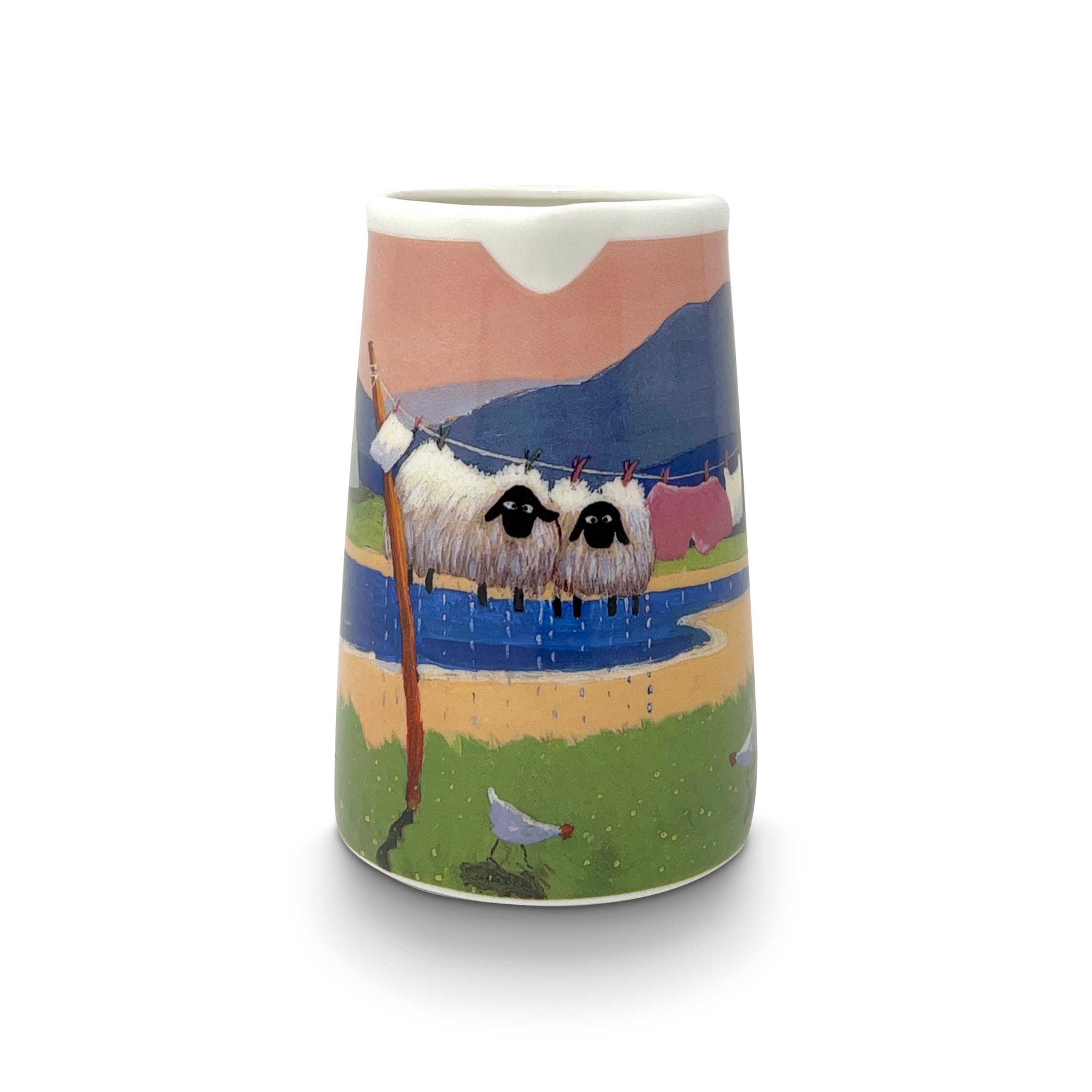 Hand Wash Only - Thomas Joseph Milk Jug 350ml – New Bone China Creamer Jug – Farmhouse Kitchen