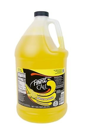 Finest Call Premium Sweet & Sour Concentrate Drink Mix, 1 Gallon Bottle 128 Fl Oz