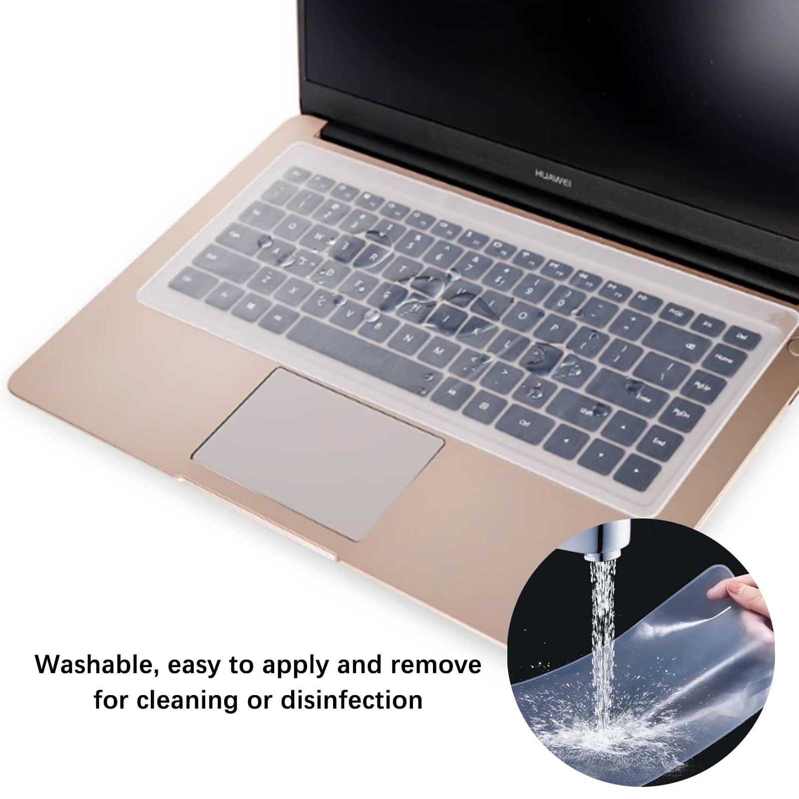 Pegatinas para Teclado Español de Repuesto,Universales Calcomanías de Teclado de Repuesto,Pegatinas de Teclado para el Ordenador portátil del Ordenador Negro,con Cubierta del Teclado,7pcs