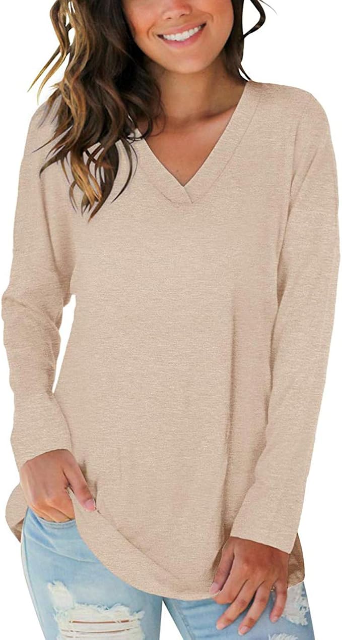 Sleeve Pullover Shirts Casual 