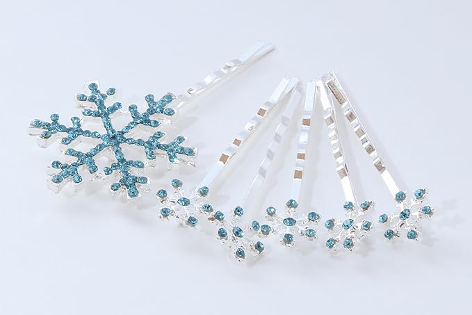 Amazon Co Jp なりきり アナと雪の女王 エルサ 風 ヘア アクセサリー 髪飾り 6点セット ホビー 通販