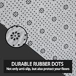 Fyoulimt 8x10 Area Rugs for Bedrooms, Fluffy Rugs for Living Room Decor, Ultra Soft Anti Slip Shag Fuzzy Carpets，Washable Large Area Rugs for Nursery, Kids, Girls, Boys Pure Grey