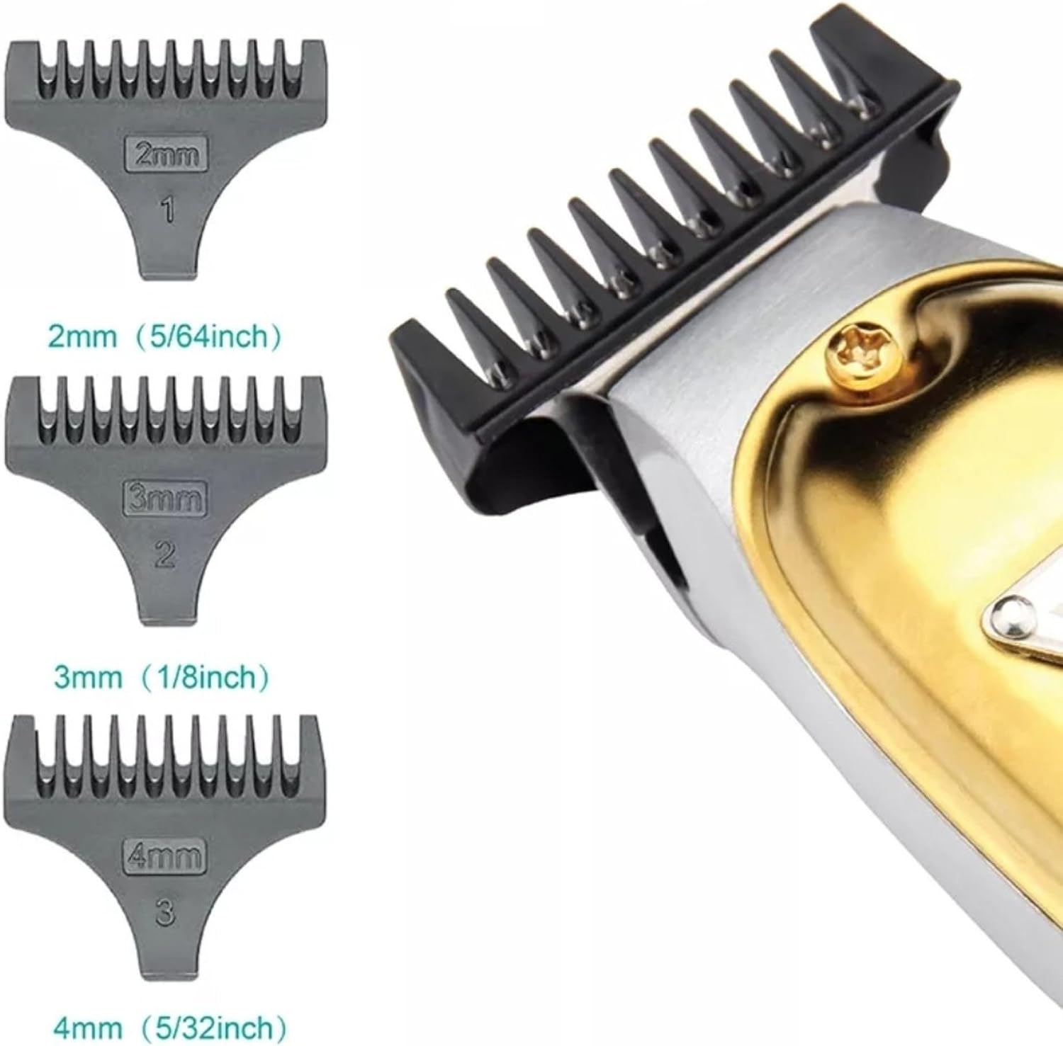 VGR V-062 trimmer with 2mm, 3mm, and 4mm guide combs