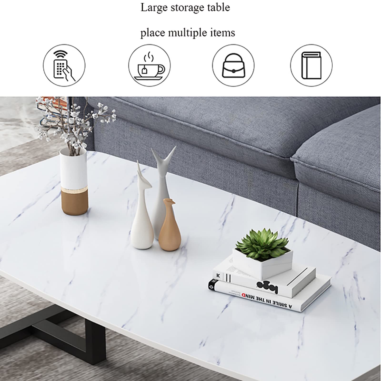 Amazon｜コーヒーテーブル、リビングルームシンプルでモダンなソファ