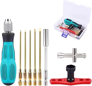 AllinRC RC Screwdrivers RC Hex Nut Socket 17mm Wheel Wrench for Traxxas Axial Arrma Redcat HPI Losi RC4WD 1/8 1/10 1/12 1/18 1/24 RC Truck Crawler Accessories