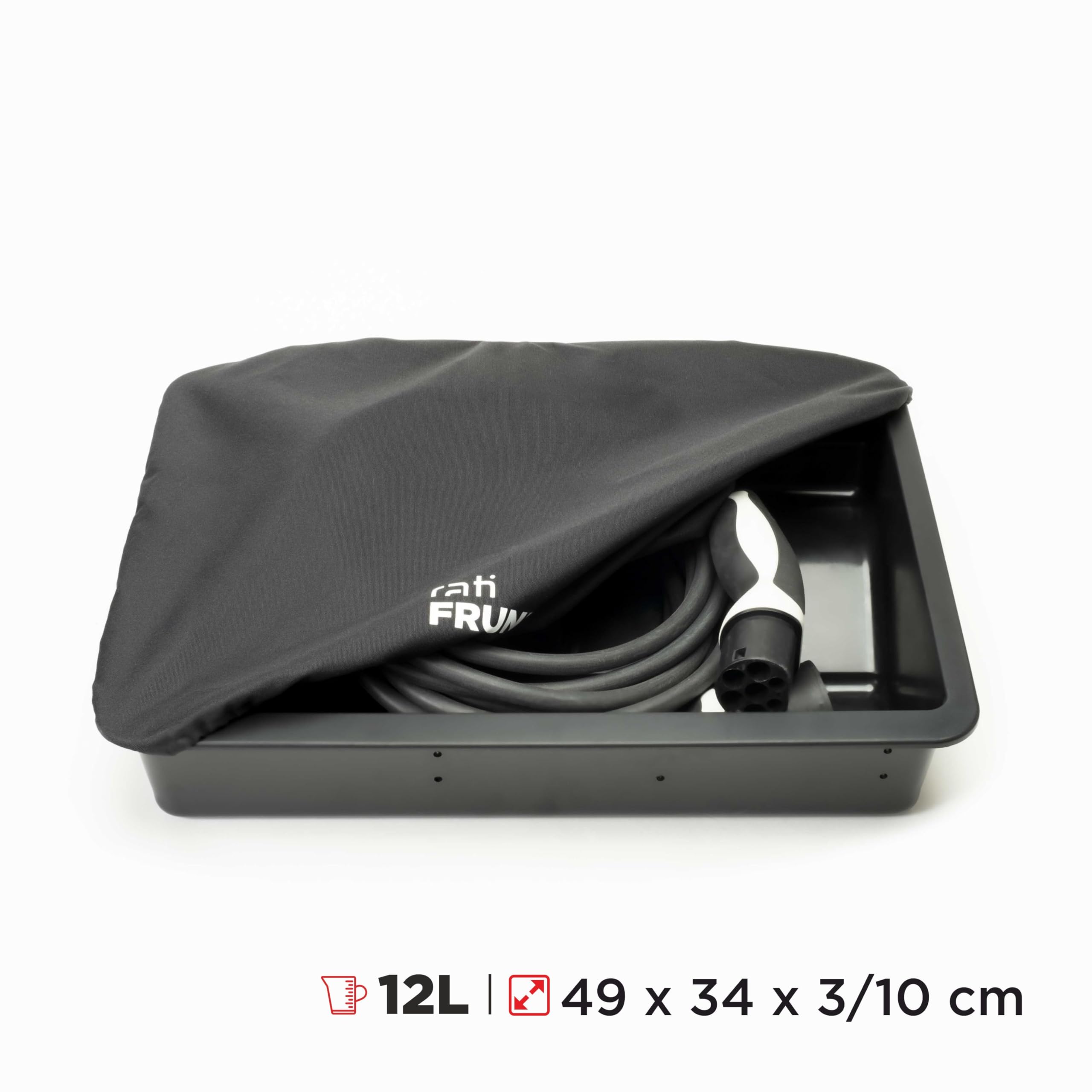 rati Frunk kompatibel für MG 4 Electric/MG 4 EV 2023-2026 |Erweiterter Front-Stauraum. Perfekt für Ladekabel, Zubehör & Werkzeuge. Nicht gültig für das Facelift 2026.