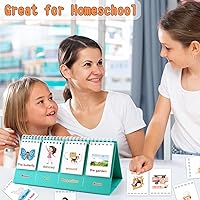 Vista 5 de Juguetes de terapia del habla, construcción de oraciones para niños de primer 1º, 2º y 3er grado, artículos imprescindibles para el aula de jardín