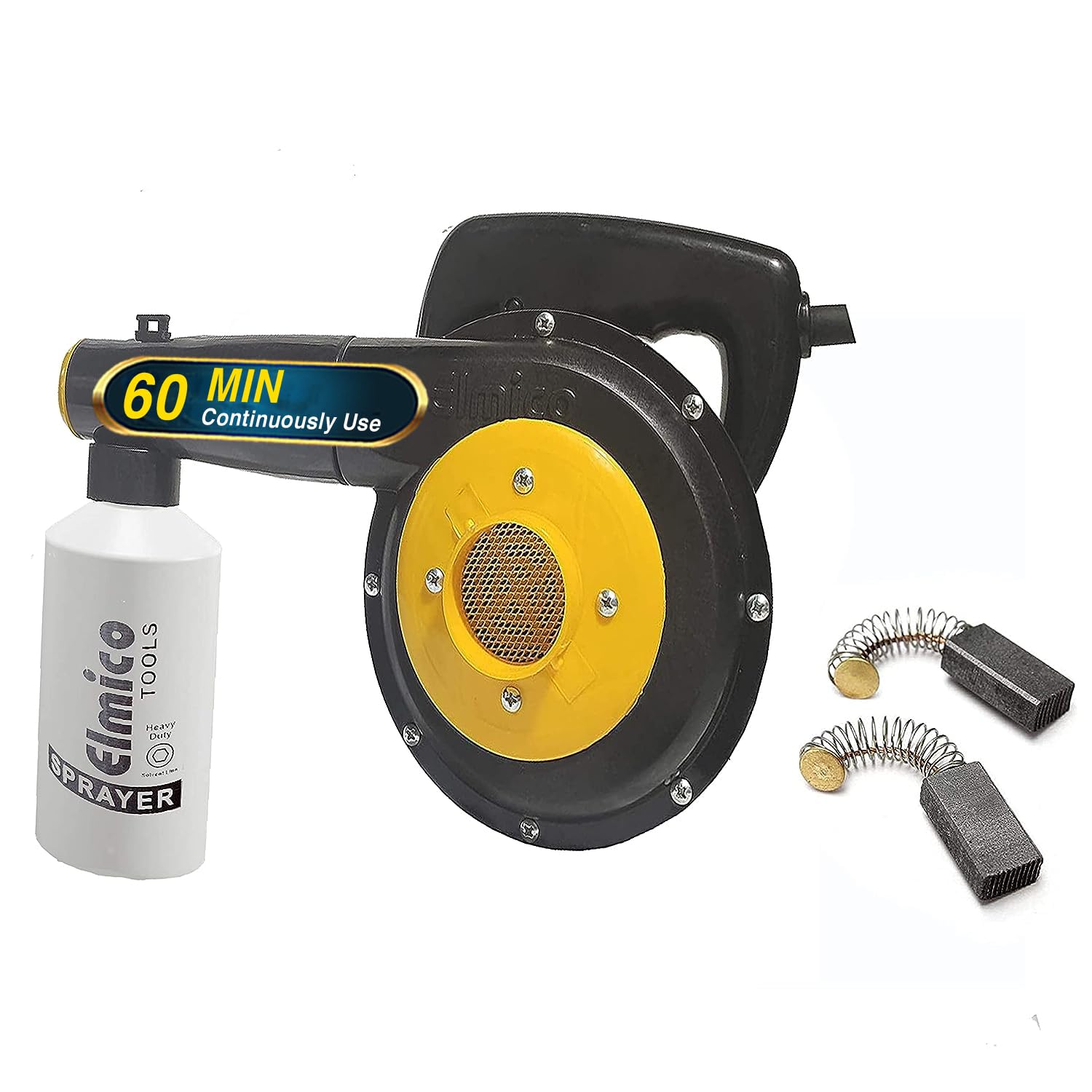 Elmico 700W Multi Sprayer Machine/ac Cleaner Pump Machine/Sprayer Machine for Home/Sprayer Bottle/Continuously 60 min use/100% Copper Armature/Binding Heavy Duty & Carbon Brush Set/ (Made in India)-image-13