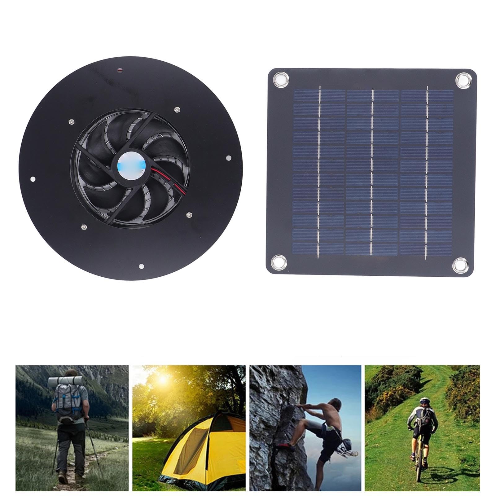 Solar Mist Fans Solar Powered Exhaust 50W Fan - Efficient Heat Dissipation ...
