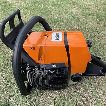 MS660 بنزين 92CC بالمنشار 24 "شفرة 2-السكتة الدماغية 5.2kw سلسلة البنزين منشار البنزين