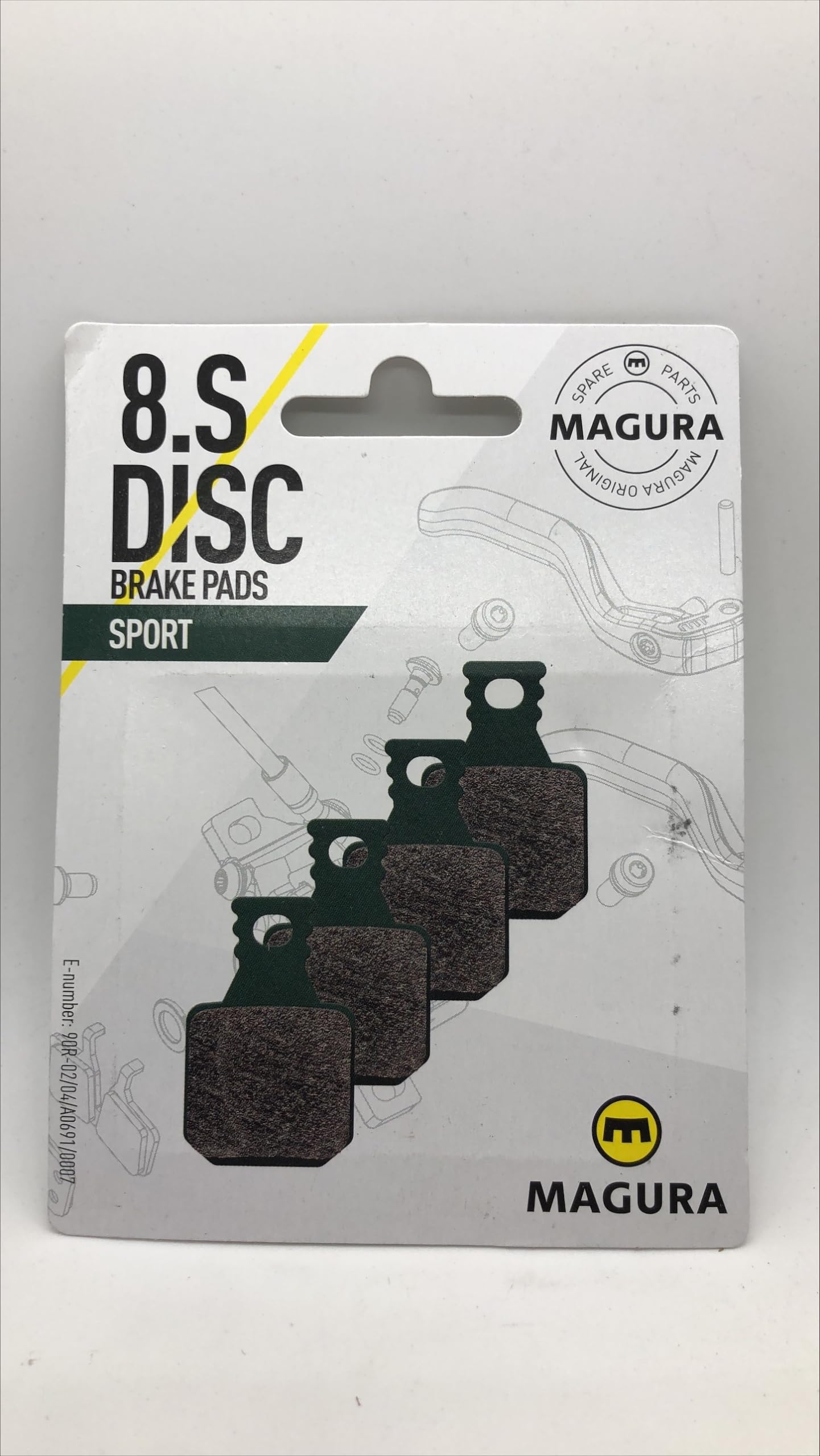 Magura 2 Paia di pastiglie Freno per Adulti 8.S, Colore Verde