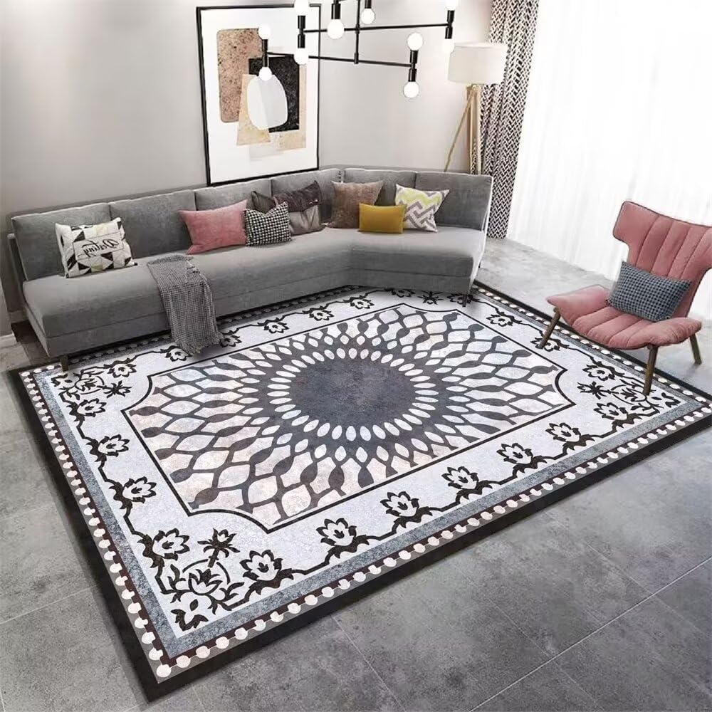Tapis doux et confortable à motif floral pour sécuriser les jeux des enfants en chambre