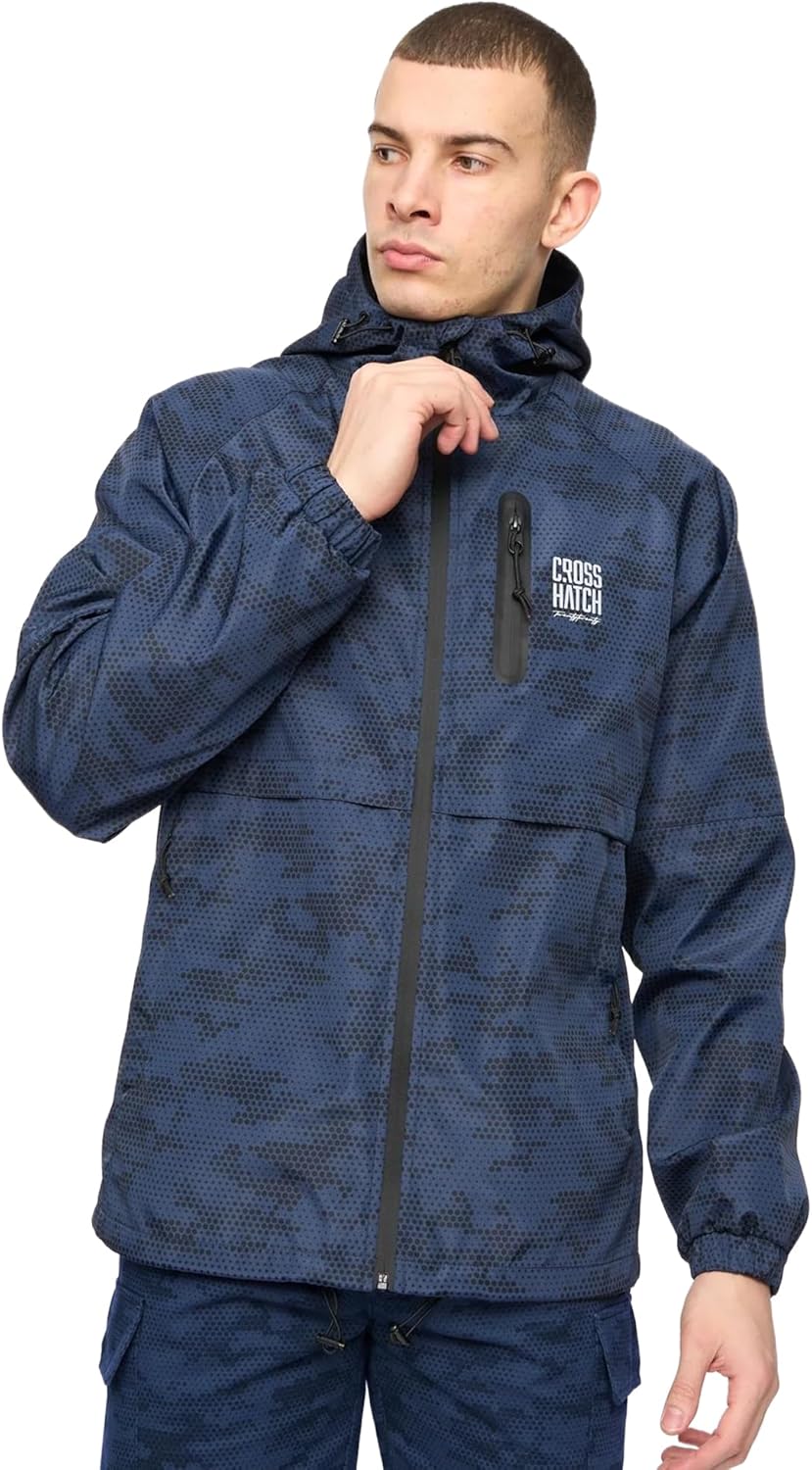 Crosshatch - JANSCORE Jacket - Man (M) (Navy), Navy blue, M