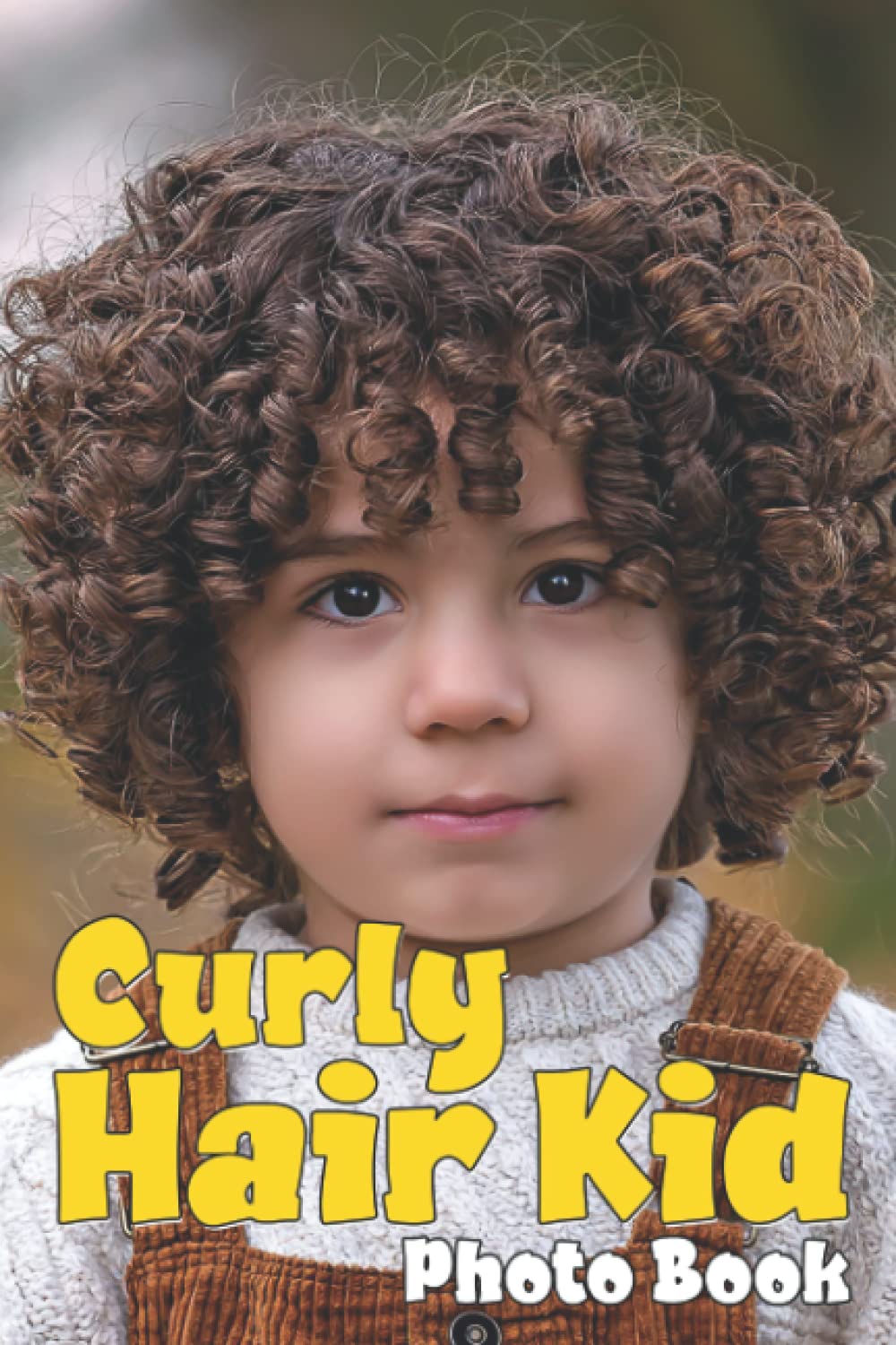 Curly Hair Kid Photo Book: Amazing Gift For Friends With Beautiful Photos Of Curly Hair Kid To Relax And Unwind | A Great Present For Special Occasions